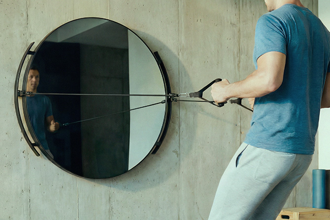 training mirror by ciclotte